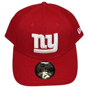 New Era New York Giants 9FORTY Adjustable Red NFL Cap OSFM